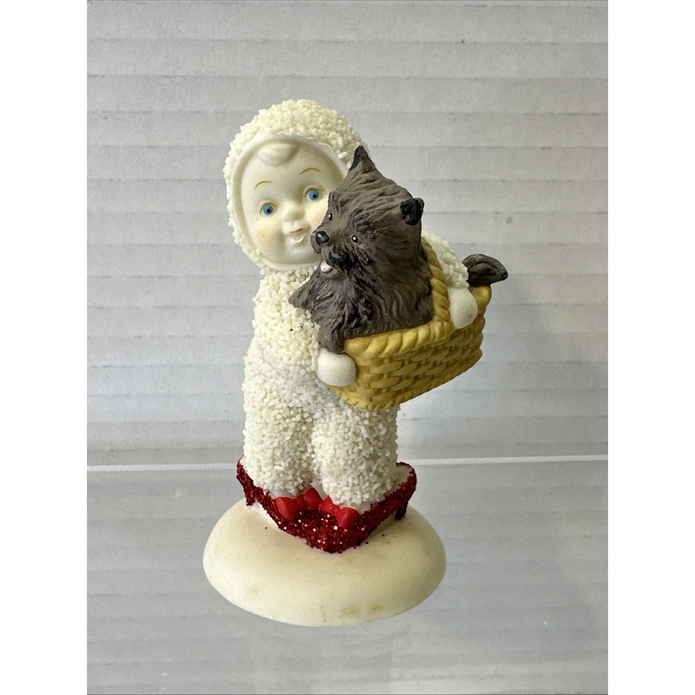 Snowbabies Wizard of Oz 'No Place Like Home' Figurine 2006 Red Dorthy Shoes Toto